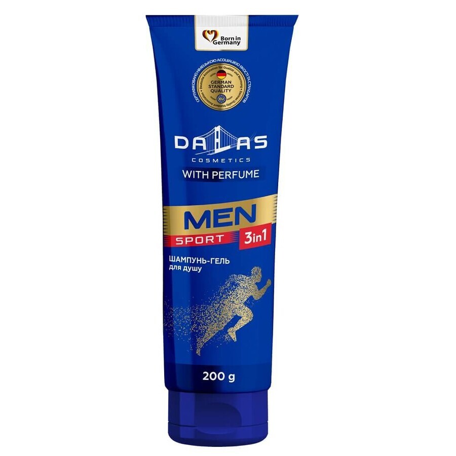 Dalas Men Sport 3-in-1 Shower Gel, 200 g