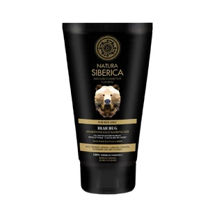 Natura Siberica Men Bear Hug Gel limpiador facial estimulante para hombres, 150ml