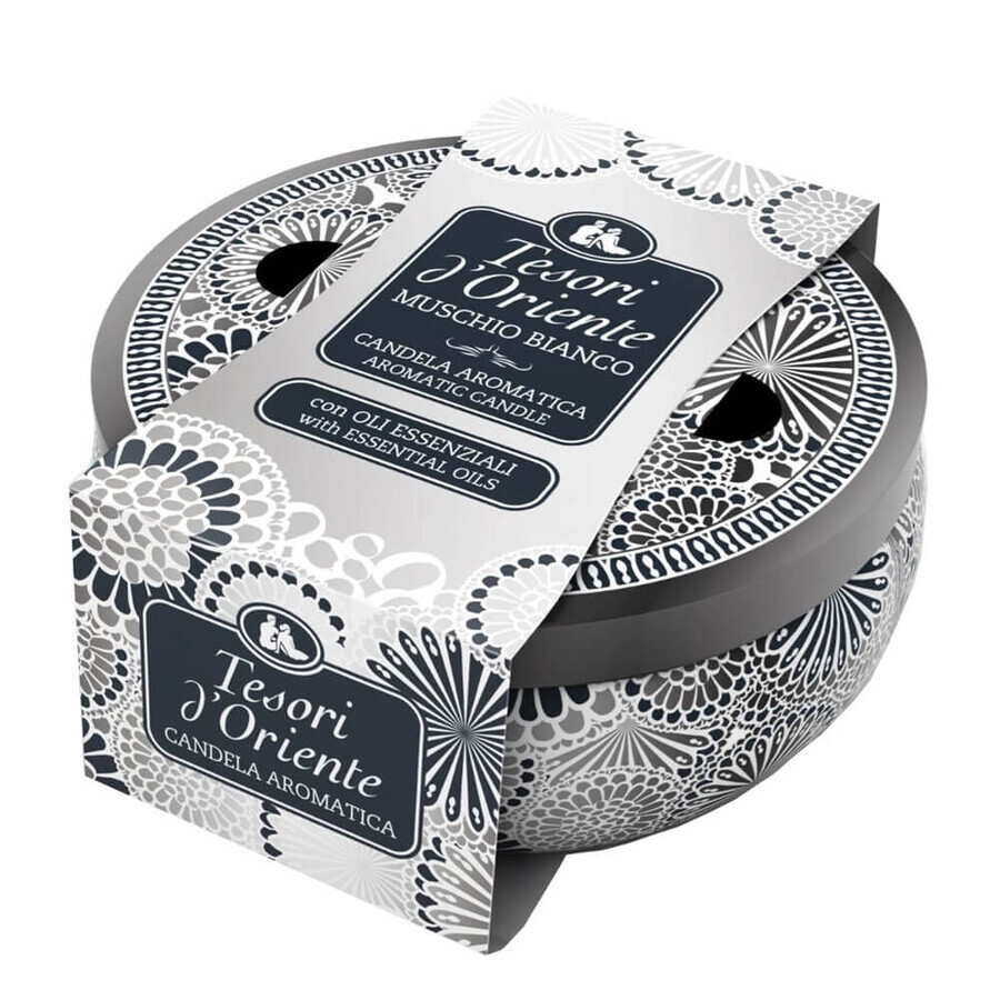 Bougie parfumée Tesori d Oriente Muschio Bianco, 200 g