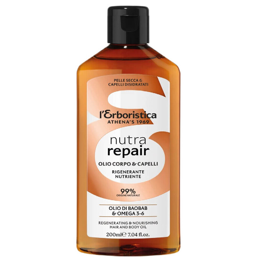 L Erboristica Nutra Repair Olio Corpo e Capelli, 200 ml