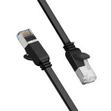 Cavo piatto Ugreen Cavo patch di rete Ethernet RJ45 Cat 6 UTP 1000 Mbps 5 m nero (NW101 50187)