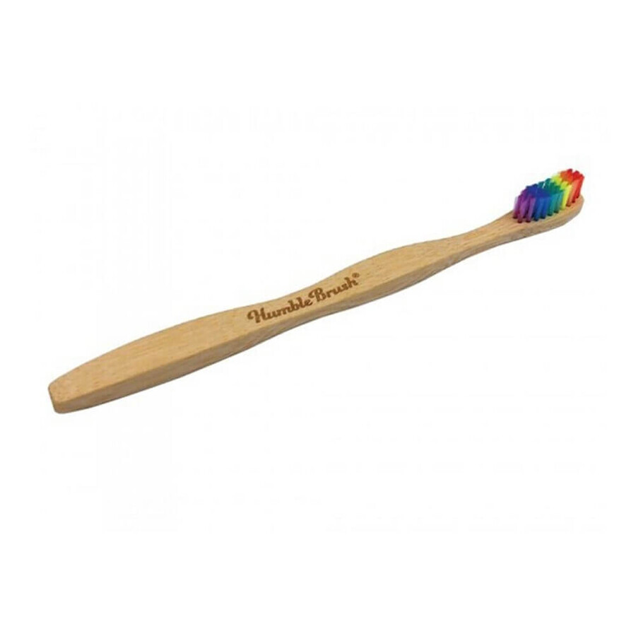 Buy Humble Bamboo Toothbrush with Rainbow Soft Bristles Humble Bamboo Toothbrush with Rainbow Soft Bristles