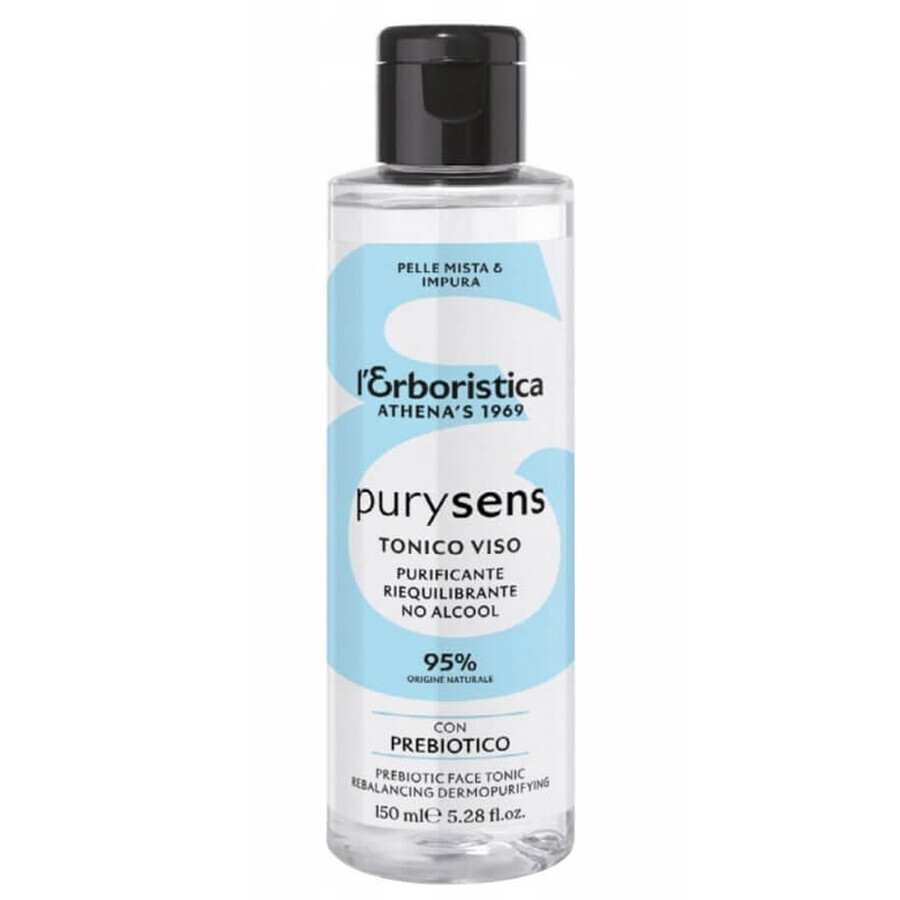 L Erboristica Purysens Facial Tonic with Prebiotics, 150 ml