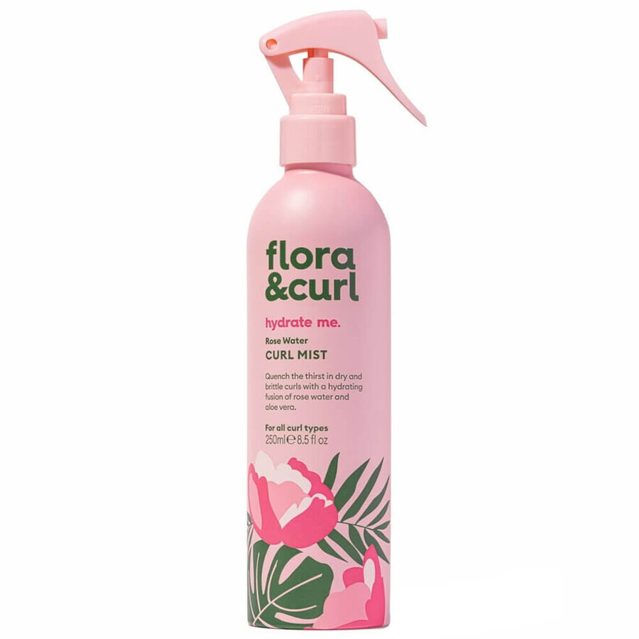 Acquista Flora amp; Curl Rose Water Curl Mist Nebbia idratante per capelli ricci, 250 ml Flora amp; Curl Rose Water Curl Mist Nebbia idratante per capelli ricci, 250 ml