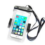 Funda impermeable de PVC para teléfono móvil - transparente