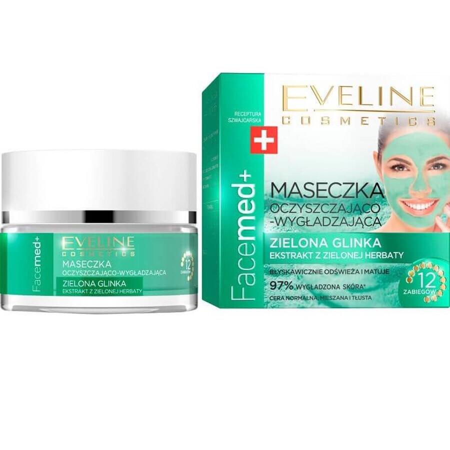 Eveline Cosmetics Facemed+ Masque nettoyant et lissant, 50 ml