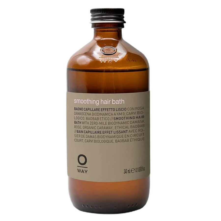Oway Smoothing Hair Bath for unruly hair, 240 ml.