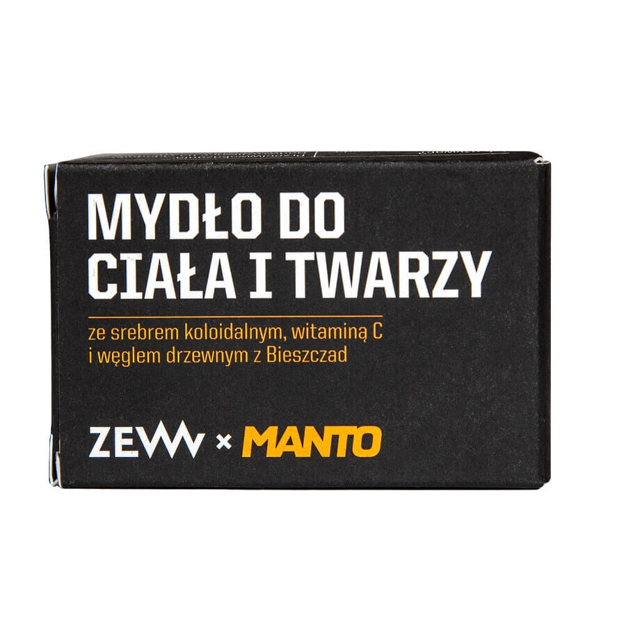 Zew For Men Manto Gesichts- und Körperseife, 85 ml