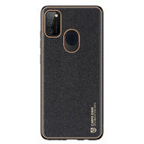Dux Ducis Yolo elegante funda de ecopiel para Samsung Galaxy M30s negro