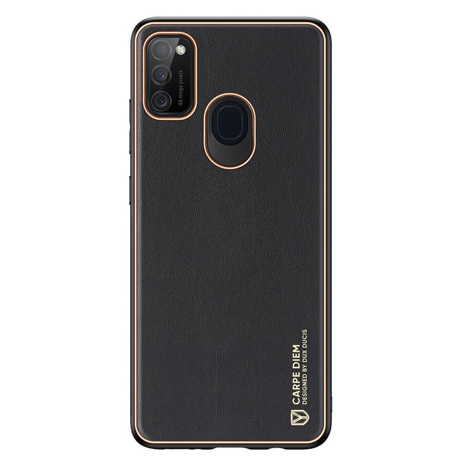 Dux Ducis Yolo elegant eco leather cover case Samsung Galaxy M30s black