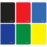 Notebook A5 with checkered 80 sheets 6 pieces mix