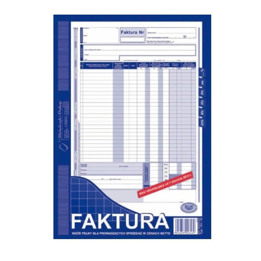 Comprar Factura IVA A4, 80 hojas Factura IVA A4, 80 hojas