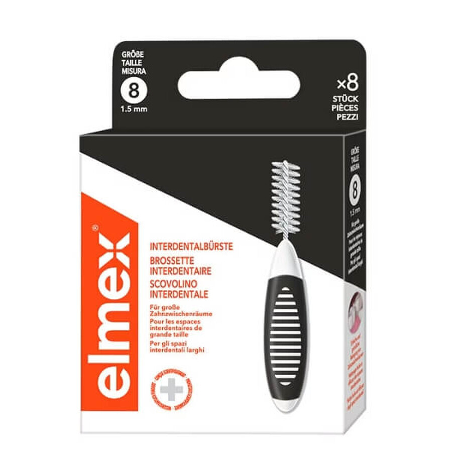Elmex Interdental Toothbrushes 8 1.5 mm, 25 pieces