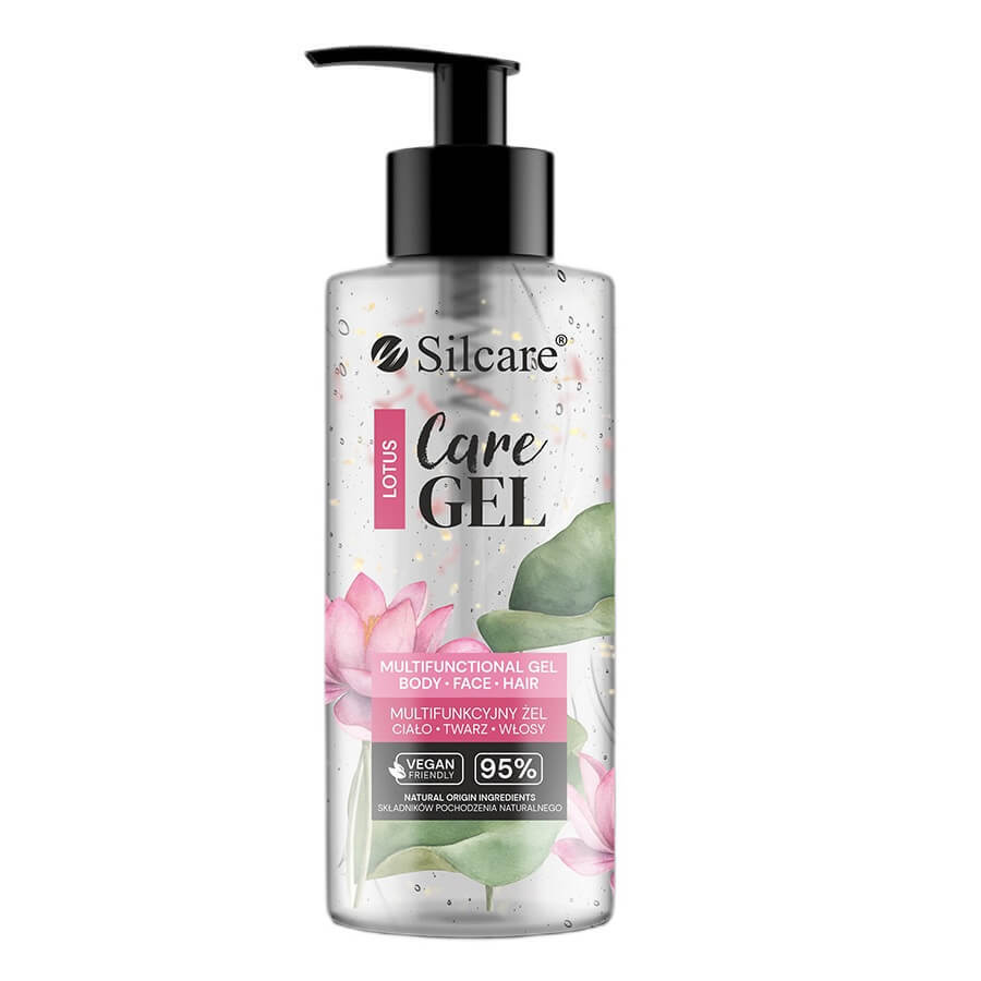 Silcare Care Gel Multifunctional Gel for Face, Body and Hair Lotus, 275 ml