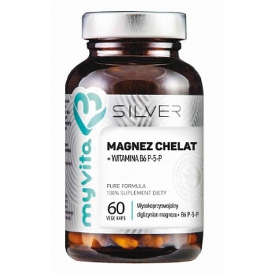 MyVita Silver, chelat de magneziu, 60 capsule