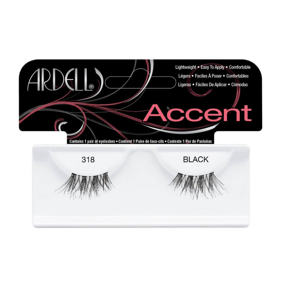 Buy Ardell Accent Pair of false eyelashes 318 Black Ardell Accent Pair of false eyelashes 318 Black