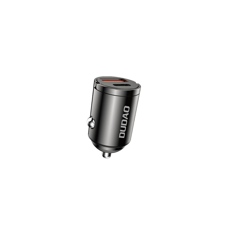 Dudao R3MAX 48W QC PD Mini-Autoladegerät - schwarz