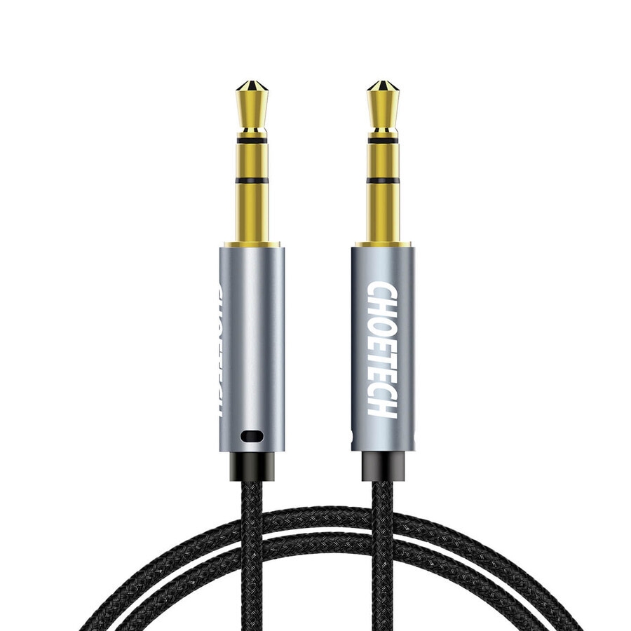 Choetech cable AUX002 miniconector de 3,5 mm (macho) / miniconector de 3,5 mm (macho) 1,2 m - negro