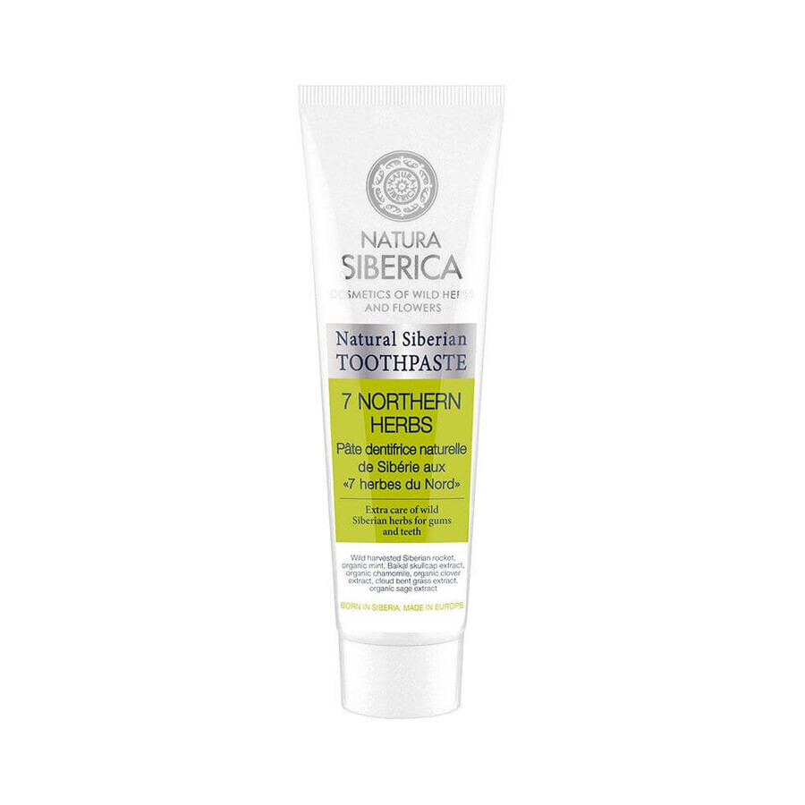 Natura Siberica Natural Siberian Toothpaste 7 Northern Herbs, 100g