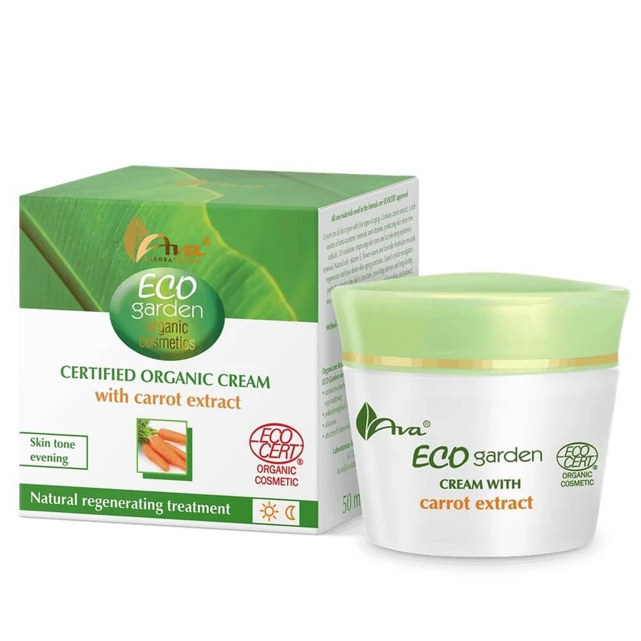 Ava Laboratorium Eco Garden Gecertificeerde biologische crème met wortelextract 30+, 50 ml