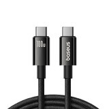 Baseus Tungsten Gold USB-C 3.2 / USB-C 3.2 100W 4K 60Hz 1.5m Kabel - schwarz