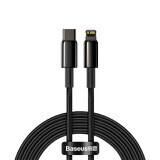 Baseus CATLWJ-A01 Lightning - USB-C PD 20W 480Mbps 2m Kabel - schwarz