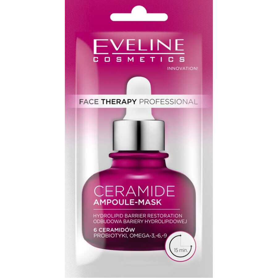 Winkel op Eveline Cosmetics, Face Therapy Professional, Hydrolipidenbarrière reconstruerend masker met ceramiden, 8 ml Eveline Cosmetics, Face Therapy Professional, Hydrolipidenbarrière reconstruerend masker met ceramiden, 8 ml