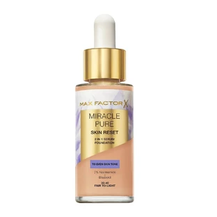 Max Factor Miracle Pure 2-in-1 Skin Reset Nourishing Serum Primer mit veganer Formel 30-40 Fair to Light, 30 ml