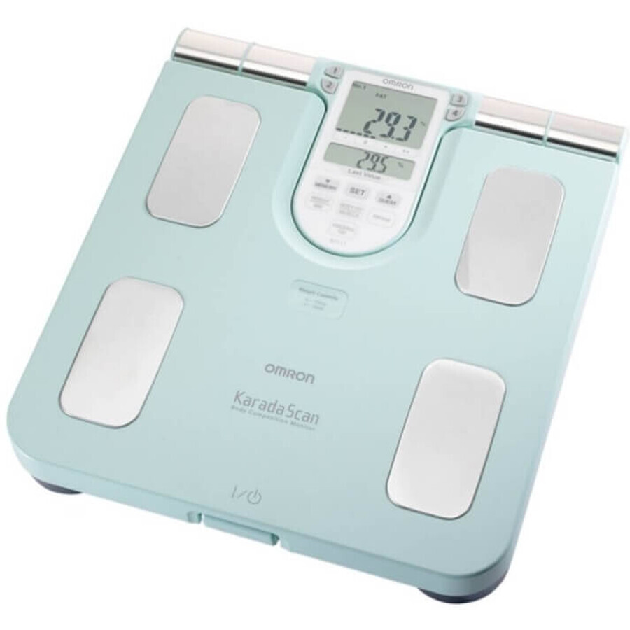 Omron, BF5 body composition analyzer scale, turquoise