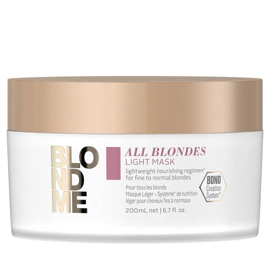 Schwarzkopf Professional BlondMe All Blondes Lightweight Hair Mask, 200 ml.