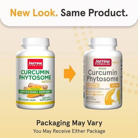 Curcumin Phytosome, 500 mg, 60 capsules, Jarrow Formulas