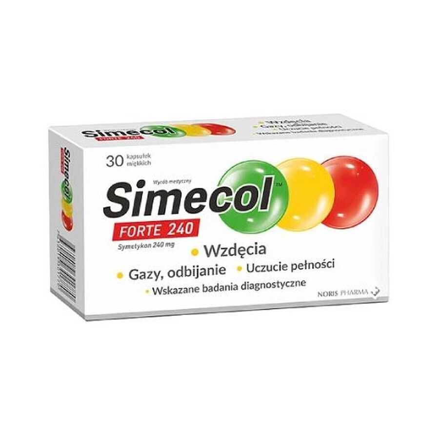Simecol Forte 240, 30 capsules