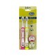 Chicco Toothbrush 3-6l Hippo and Panda, 2 pieces
