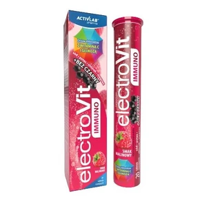 ElectroVit Immuno sabor frambuesa, 20 comprimidos efervescentes