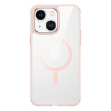 Dux Ducis Clin2 iPhone 14 Plus caz magnetic MagSafe roz