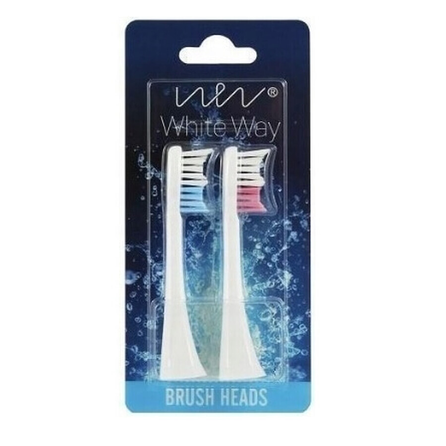 Buy White Way WW-Sonic, Sonic toothbrush tips, white, 2 pieces White Way WW-Sonic, Sonic toothbrush tips, white, 2 pieces
