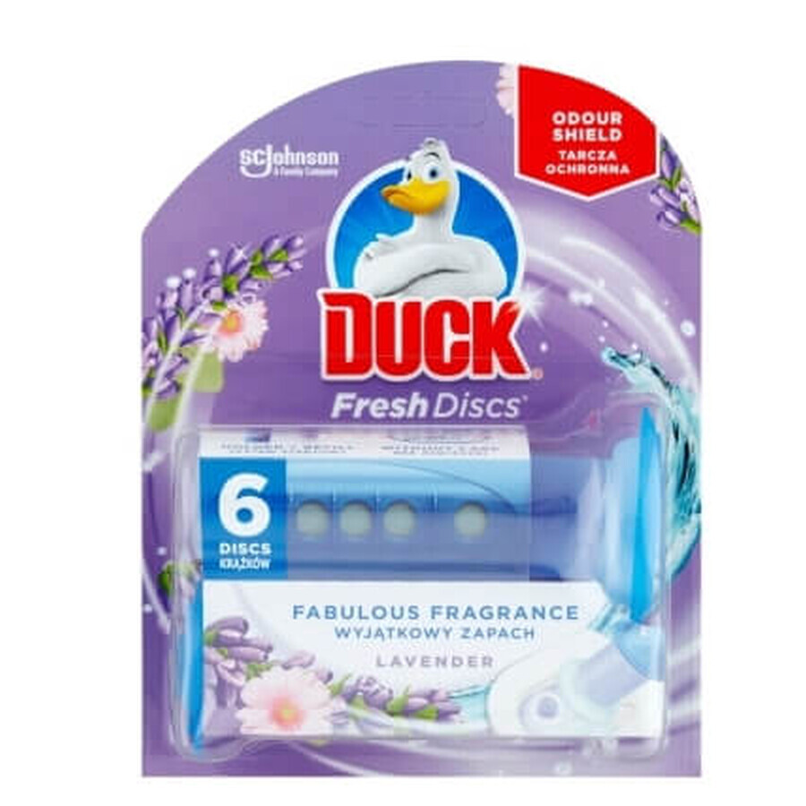 Shop Ente, Fresh Discs, WC-Gelscheibe, Lavendel, 36ml Ente, Fresh Discs, WC-Gelscheibe, Lavendel, 36ml
