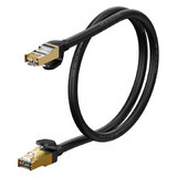 Baseus Speed Seven Hochgeschwindigkeits-RJ45 10Gbps Netzwerkkabel 0,5m schwarz (WKJS010001)