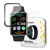 Wozinsky Full Glue Tempered Glass for Huawei Watch Fit 2 9H full screen tempered glass with black bezel