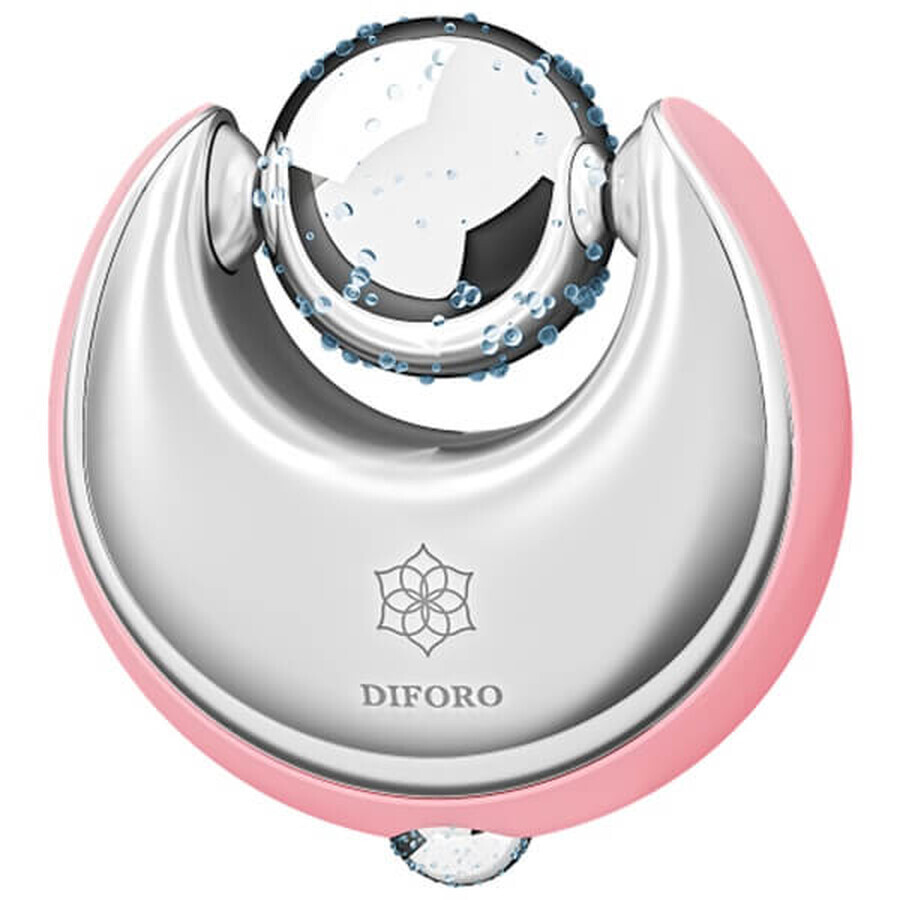 Diforo Ghiaccio per il viso Massaggiatore per il viso rinfrescante e riscaldante Rosa