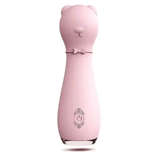 Bonnie Vibrador luminoso con forma de gato y 9 modos de vibración Rosa claro