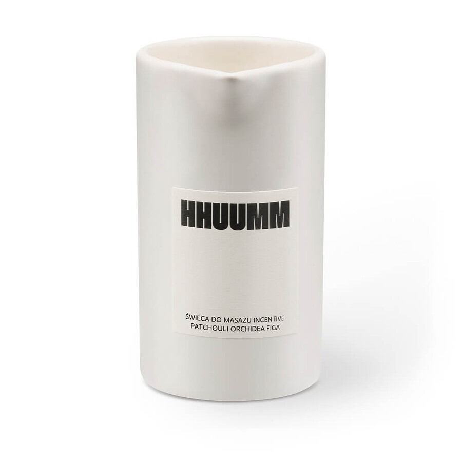 Hhuumm Vela de masaje incentivo - pachulí orquídea higo, 210 ml
