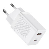 Baseus Super Si Pro cargador USB rápido / USB Tipo C 30W Power Delivery Quick Charge blanco (CCSUPP-E02)