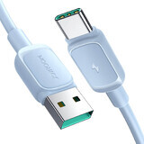 Joyroom Multi-Color Seria A14 Cablu USB-A / USB-C 3A 1,2 m - albastru