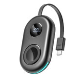 Joyroom JR-W09 încărcător inductiv de 3W cu cablu USB-C pentru Apple Watch - negru