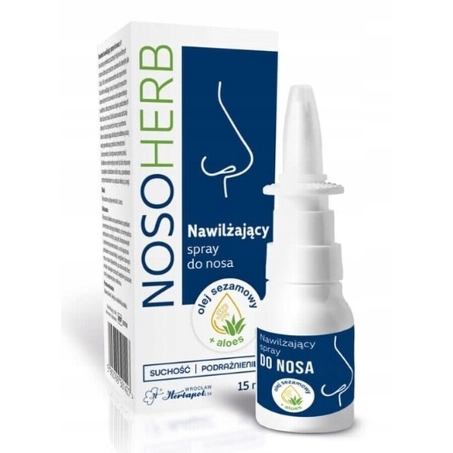 Nosoherb Moisturizing nasal spray, 15 ml - Long expiration date!