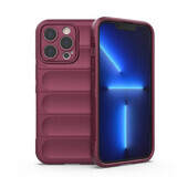 Magic Shield Case pour iPhone 13 Pro Max étui souple blindé bordeaux