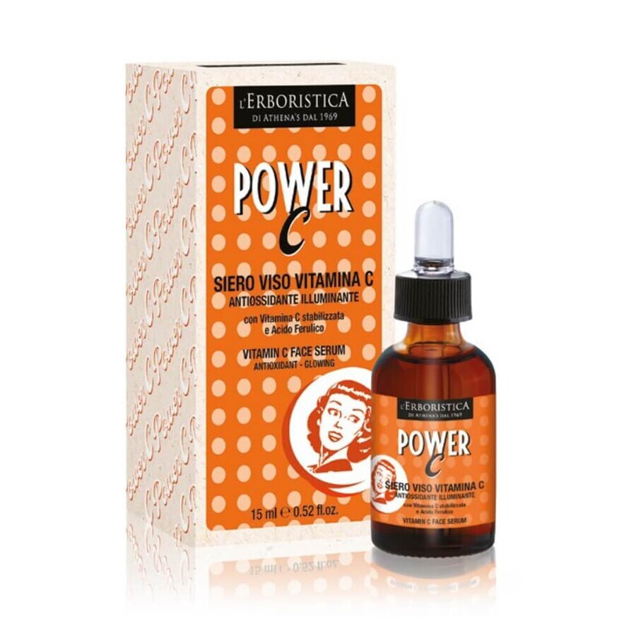 Acquista L Erboristica Vintage Power C Siero viso con Vitamina C, 15 ml L Erboristica Vintage Power C Siero viso con Vitamina C, 15 ml