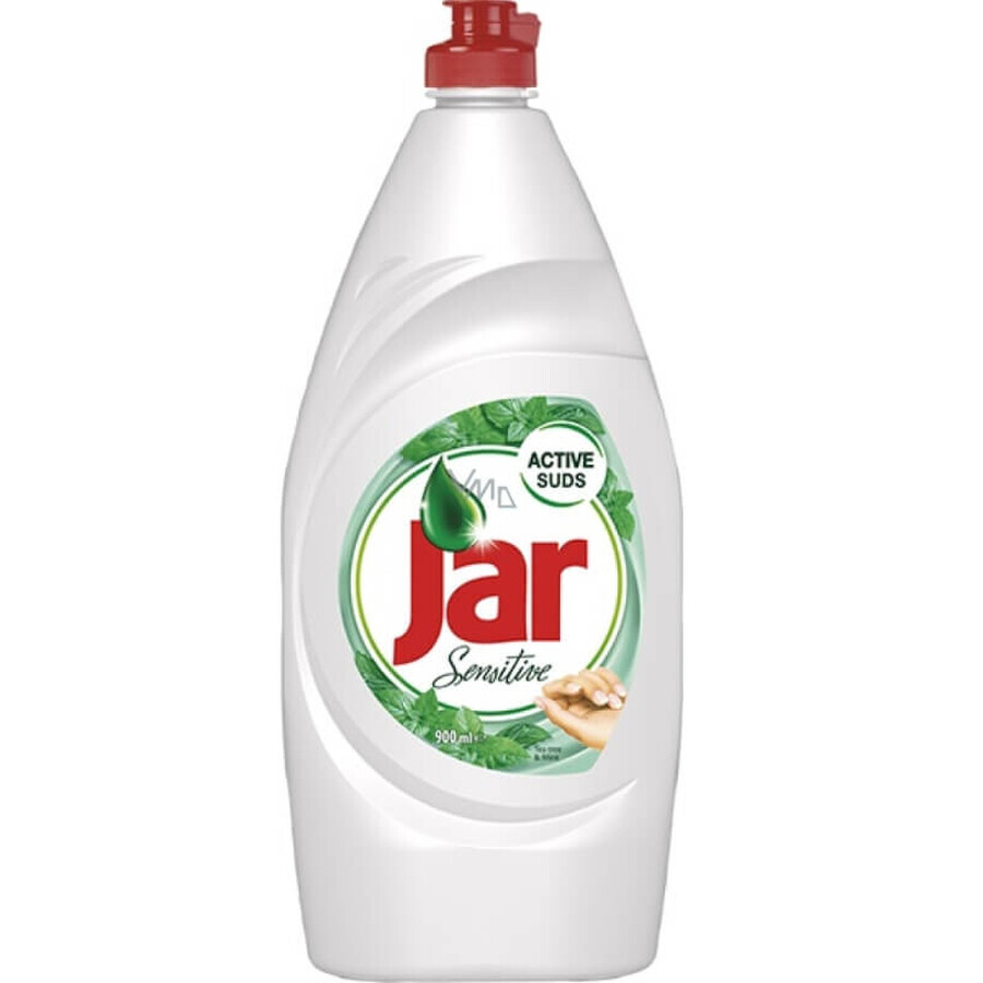 Jar Sensitive Tea Tree dishwashing liquid amp; Mint, 900 ml
