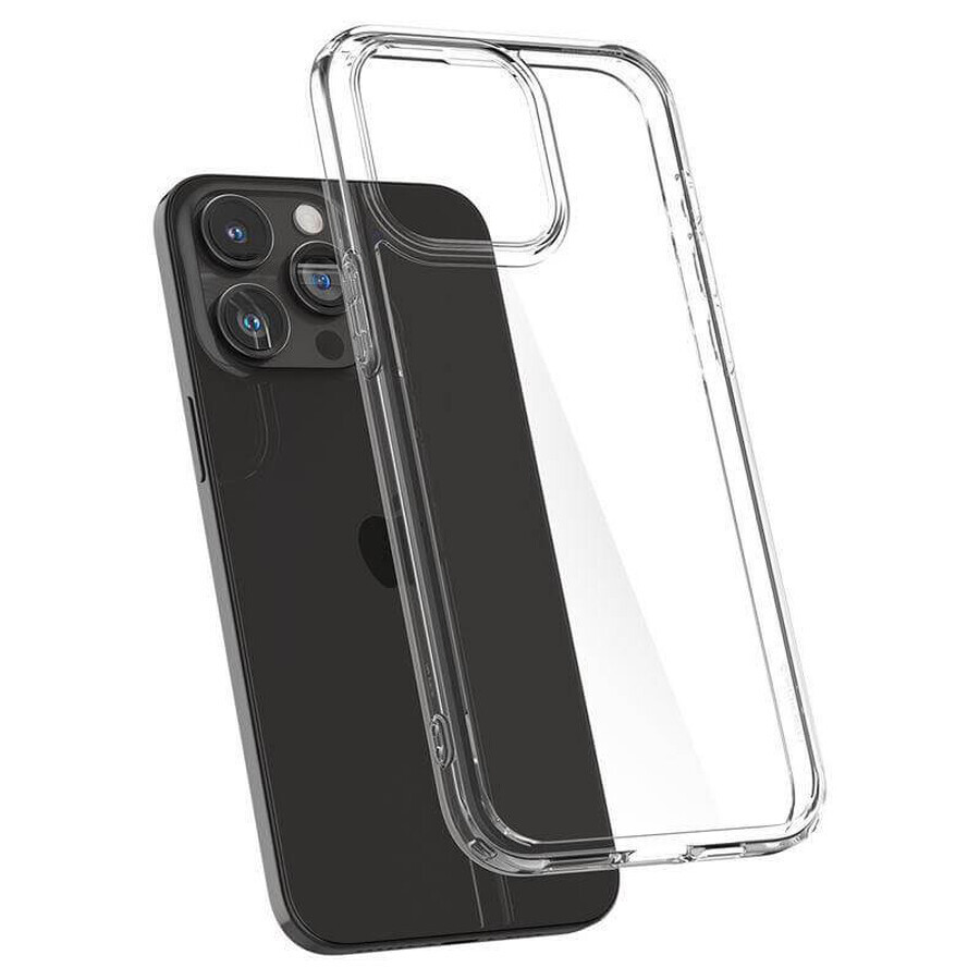 Carcasă Spigen Crystal Hybrid pentru iPhone 15 Pro Max - Transparentă